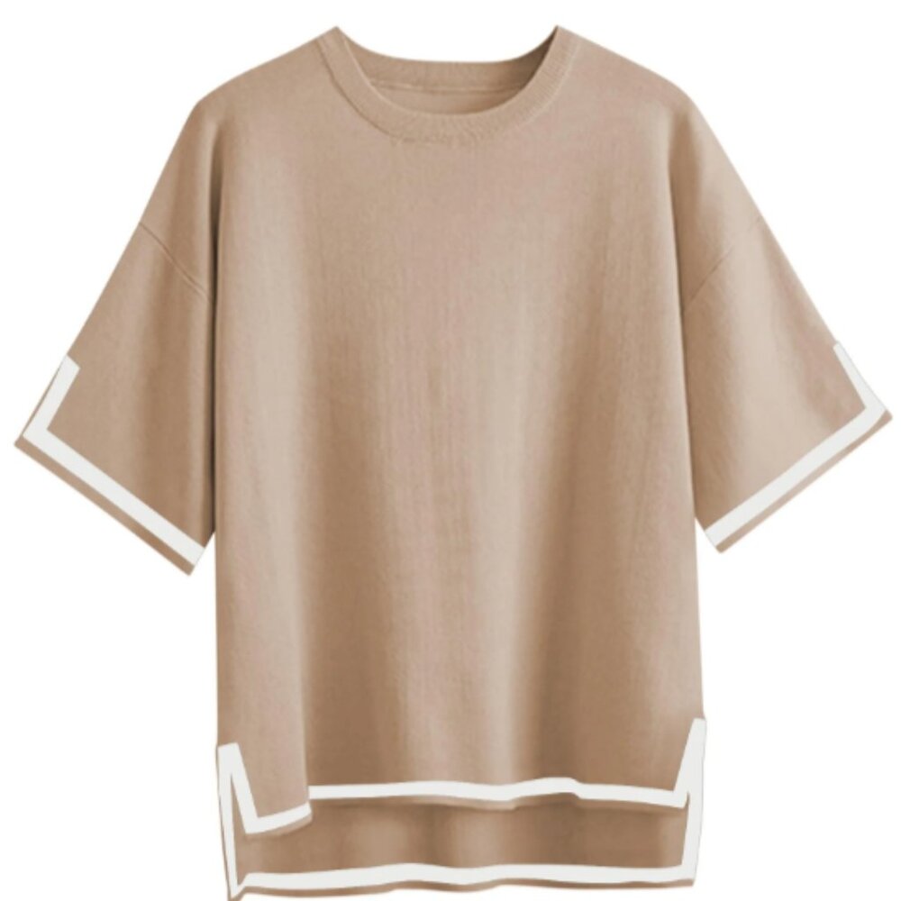 Ekouaer Women’s Comfy Loungewear Top – Size Medium NWT